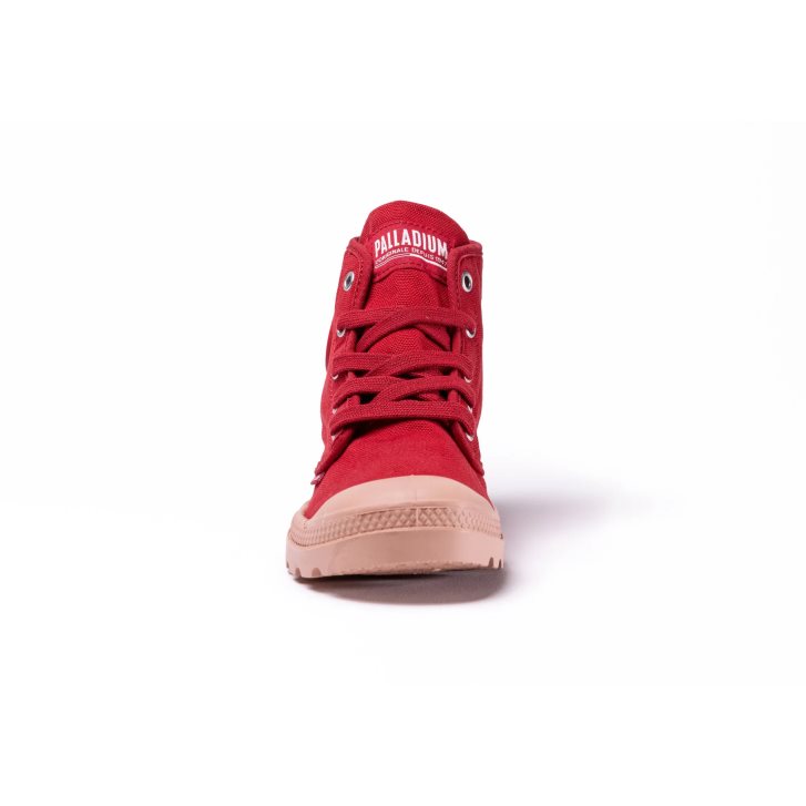 Red Palladium Pampa Hi Women's Boots | ZA-920DUWE