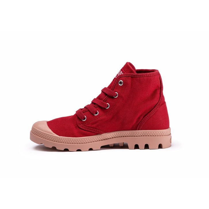 Red Palladium Pampa Hi Women's Boots | ZA-920DUWE