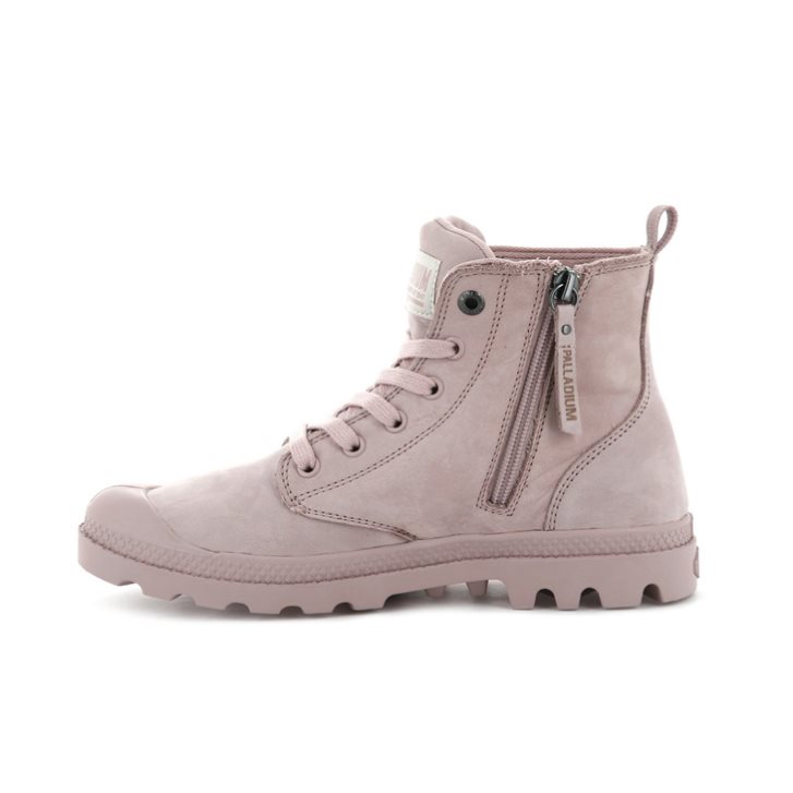 Rose Palladium Pampa Hi Zip Nubuck Women's Boots | ZA-675XFPA