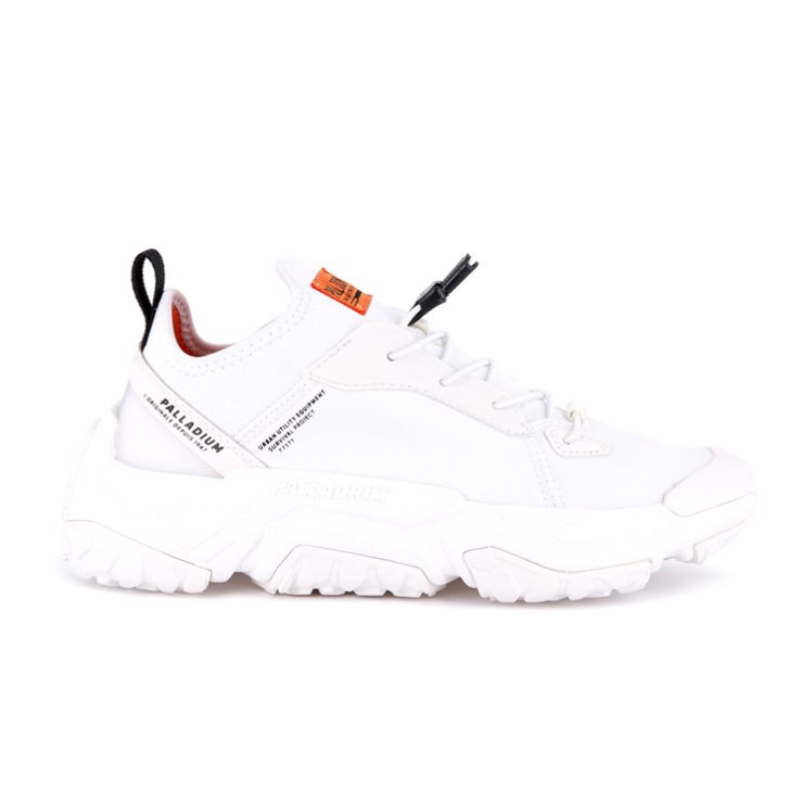 White Palladium Off-grid LO NYL Women\'s Sneakers | ZA-173KACJ