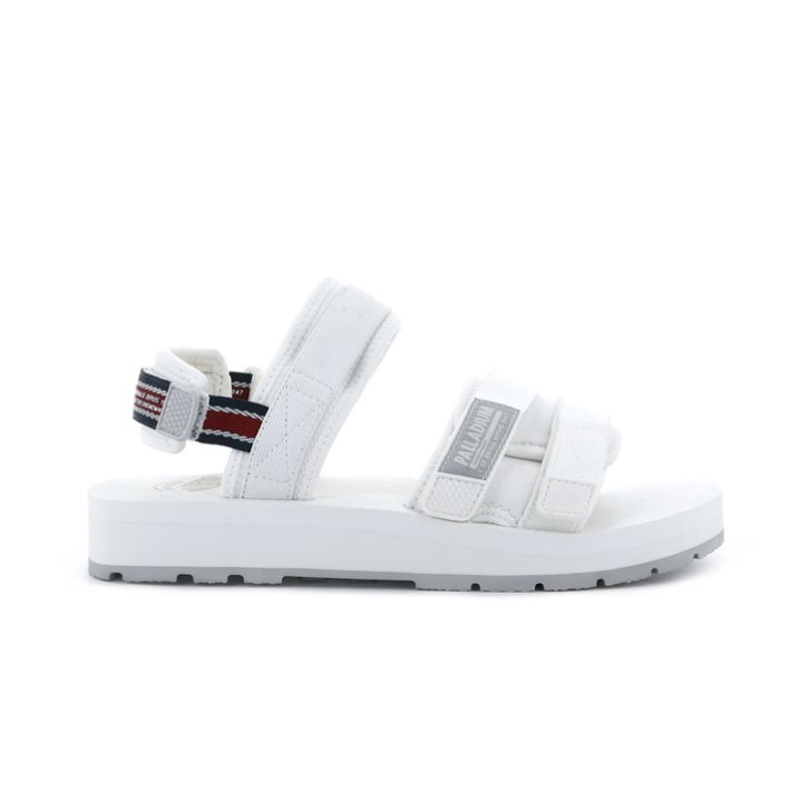 White Palladium Outdoorsy Men\'s Sandals | ZA-425HZTG