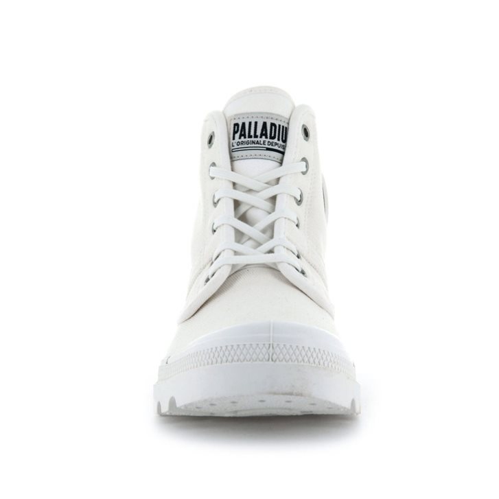 White Palladium Pallabrousse Women's Boots | ZA-017NDPF