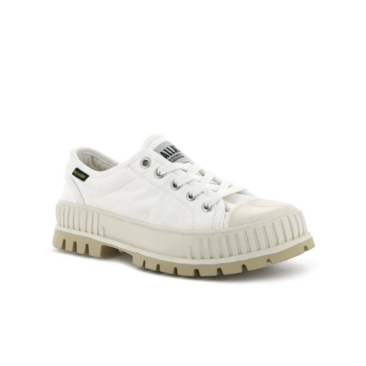 White Palladium Pallashock OG Women's Oxfords Shoes | ZA-680QPYL