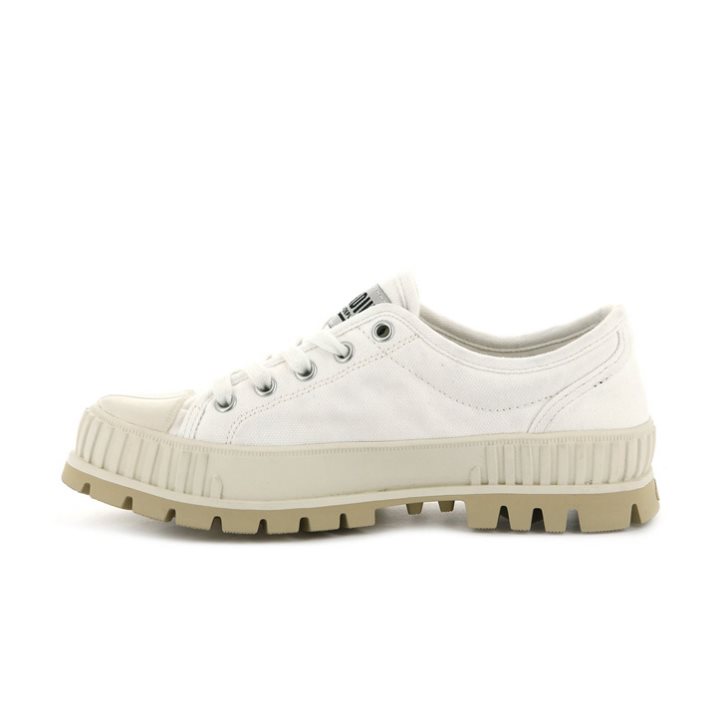 White Palladium Pallashock OG Women's Oxfords Shoes | ZA-680QPYL