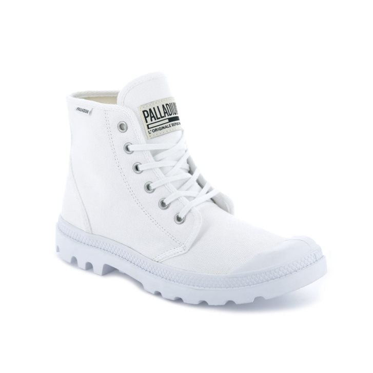 White Palladium Pampa Hi Originale High Tops Women's Sneakers | ZA-283QSKC