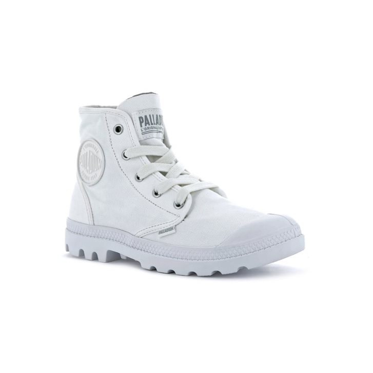 White Palladium Pampa Hi Women's Boots | ZA-724JBND