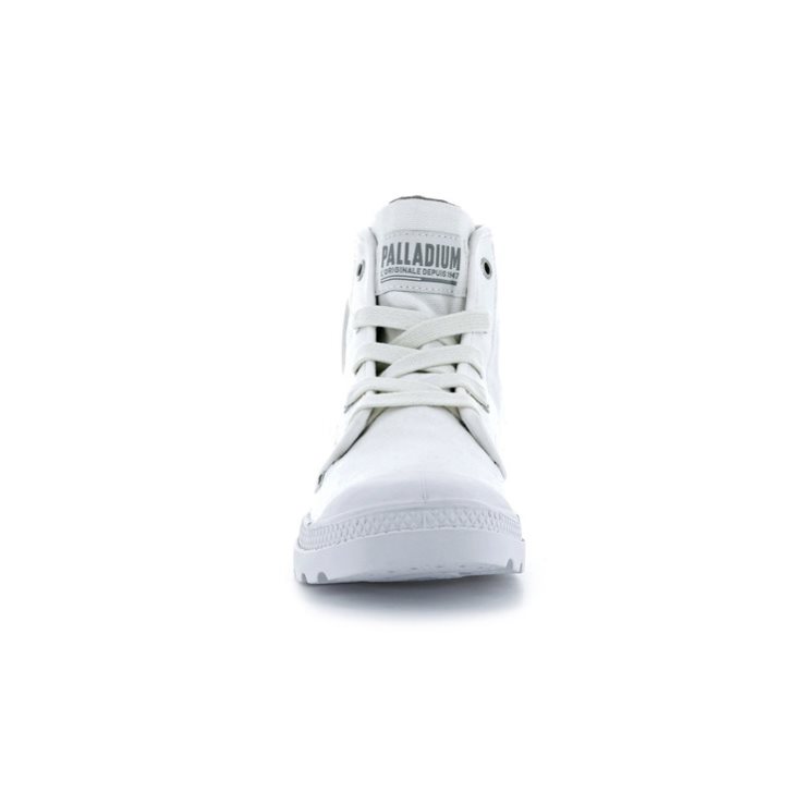 White Palladium Pampa Hi Women's Boots | ZA-724JBND