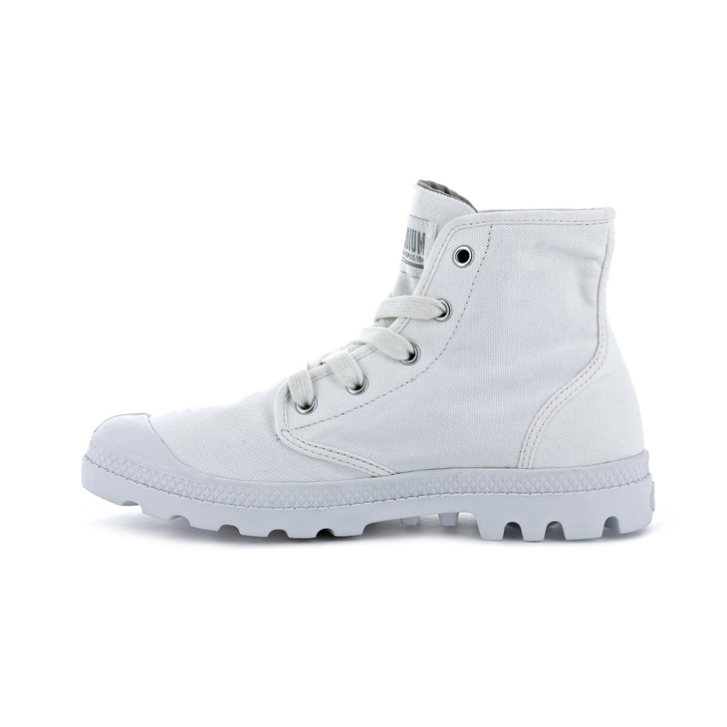 White Palladium Pampa Hi Women's Boots | ZA-724JBND