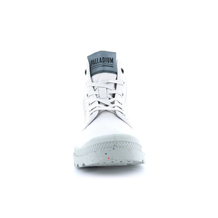 White Palladium Pampa Organic Metro Women's Boots | ZA-875OEXT
