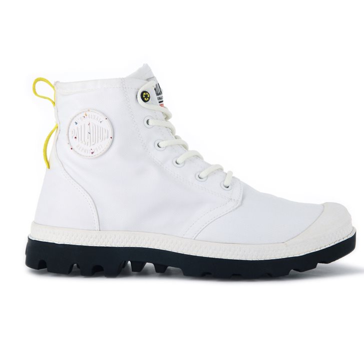 White Palladium Pampa Recycle Waterproof+ 2 Women\'s Boots | ZA-482CZMG