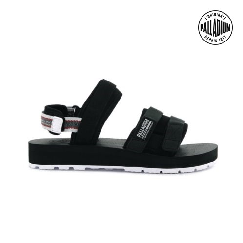 Black Palladium Outdoorsy Women's Sandals | ZA-347JZUR