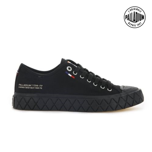 Black Palladium Palla Ace Canvas Low Tops Women's Sneakers | ZA-347AIFY