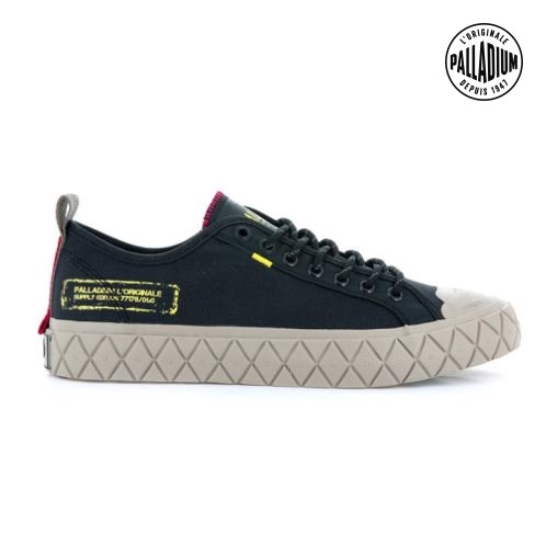 Black Palladium Palla Ace Supply LO Low Tops Men's Sneakers | ZA-806RZWD