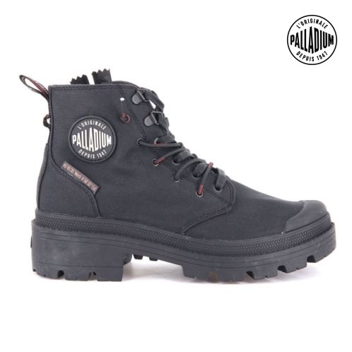 Black Palladium Pallabase Metro Women's Boots | ZA-638TVIS