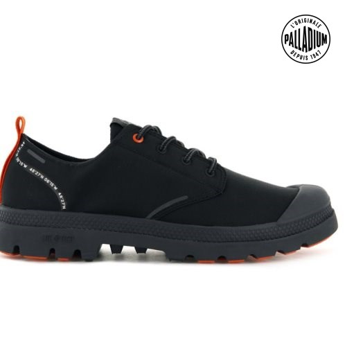 Black Palladium Pallafin RC LOW WP+ Women's Oxfords Shoes | ZA-134UCIK