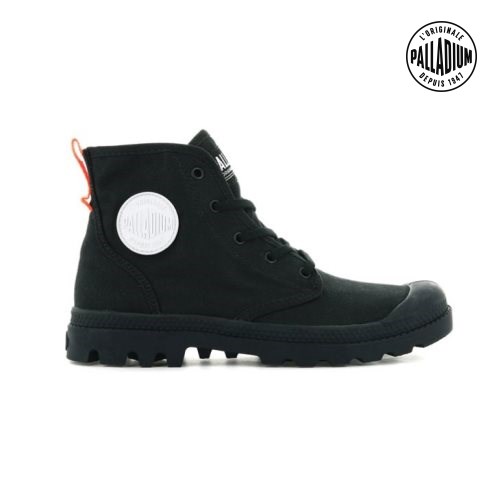 Black Palladium Pampa Hi Twill Women's Boots | ZA-419ZYDI