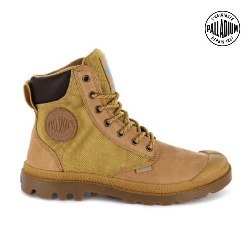Brown Palladium Pampa Sport Cuff WPN Women's Boots | ZA-018EWKM