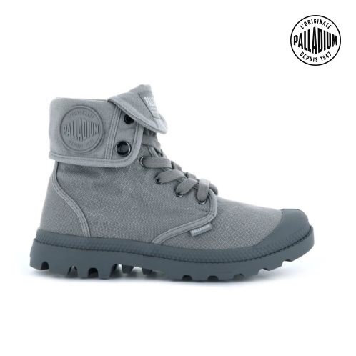 Dark Grey Palladium Baggy Men's Boots | ZA-064NLQE