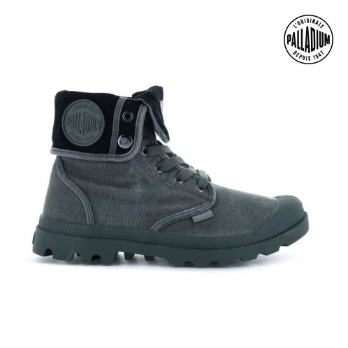 Dark Grey Palladium Baggy Women's Boots | ZA-531HFPA