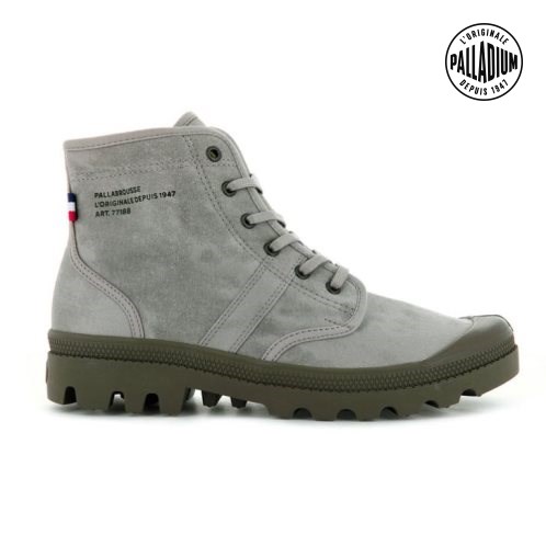 Grey Palladium Pallabrousse Legion WAX Women's Boots | ZA-953NWYP