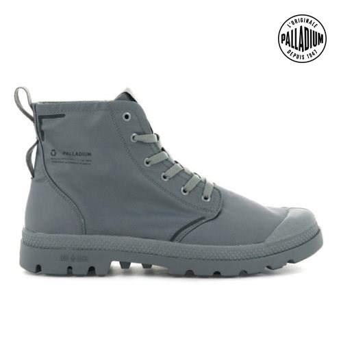 Grey Palladium Pampa Lite+ Recycle WP+ Women's Boots | ZA-189CLMV