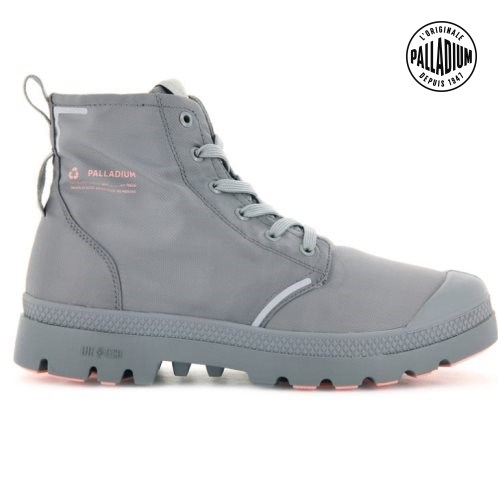 Grey Palladium Pampa Lite+ Recycle WP+ Women's Boots | ZA-581YSBK