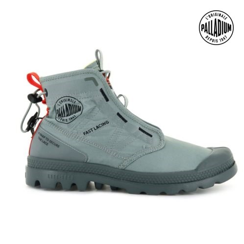 Grey Palladium Pampa Travel Lite Women's Boots | ZA-302GJCL
