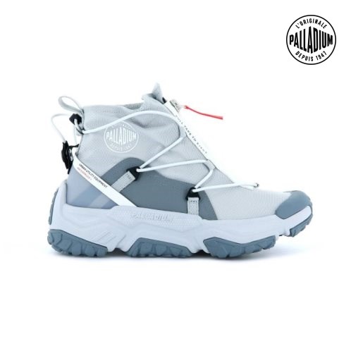 Light Blue Palladium Off-grid Hi Zip Waterproof + Men's Sneakers | ZA-947JRSW