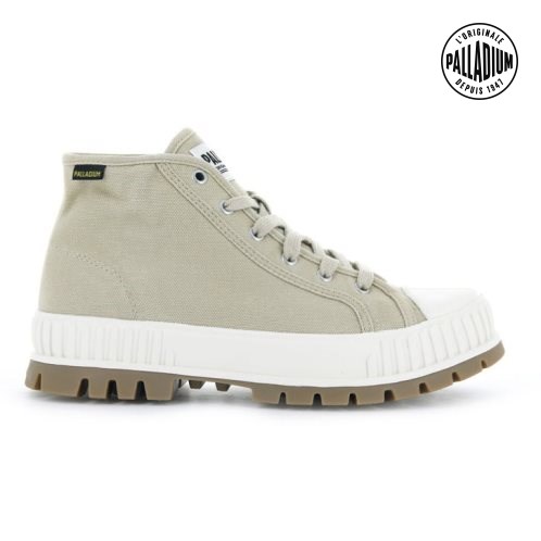 Light Green Palladium Pallashock Mid OG Men's Boots | ZA-470MVJR