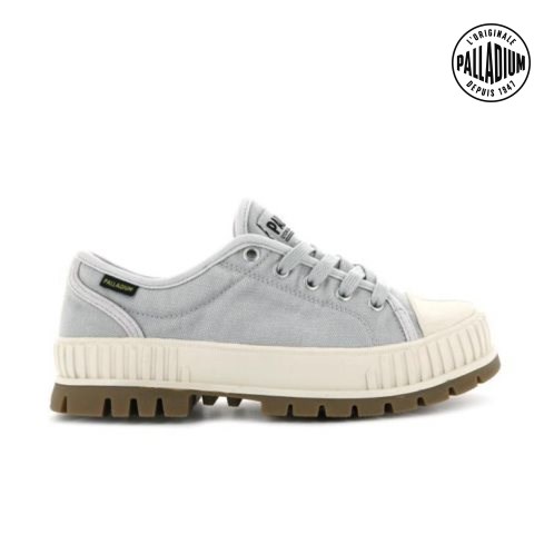 Light Grey Palladium Pallashock OG Men's Oxfords Shoes | ZA-835YNPL
