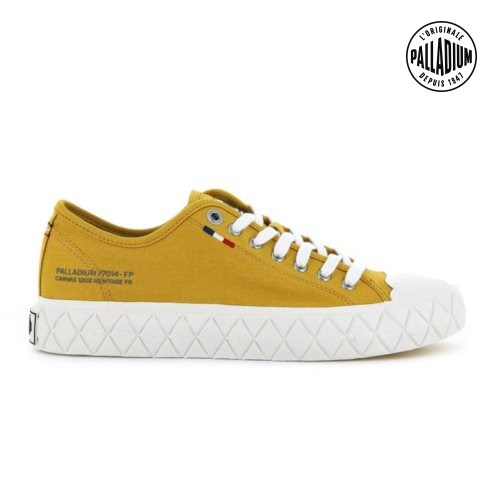 Mustard Palladium Palla Ace Canvas Low Tops Men's Sneakers | ZA-650ISCQ