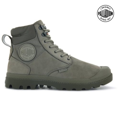 Olive Palladium Pampa Shield WP+ LUX Women's Boots | ZA-315WFCM