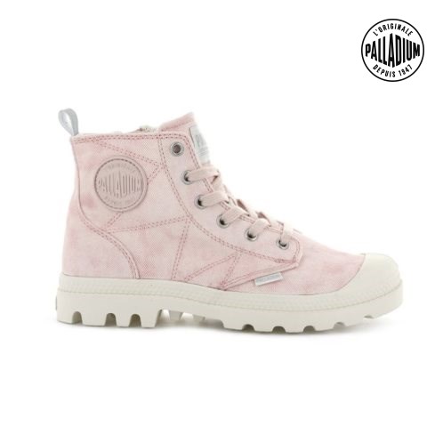 Pink Palladium Pampa Zip Desertwash Women's Boots | ZA-865LXIA