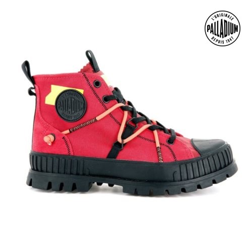 Red Palladium Pallashock Re-craft Women's Boots | ZA-089OCHW