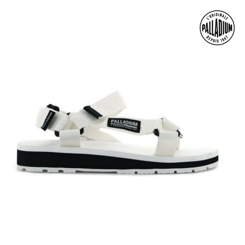 White Palladium Outdoorsy Urbanity Women's Sandals | ZA-586XIKT