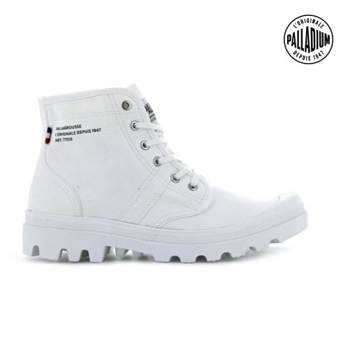 White Palladium Pallabrousse Legion Men's Boots | ZA-479HWCX
