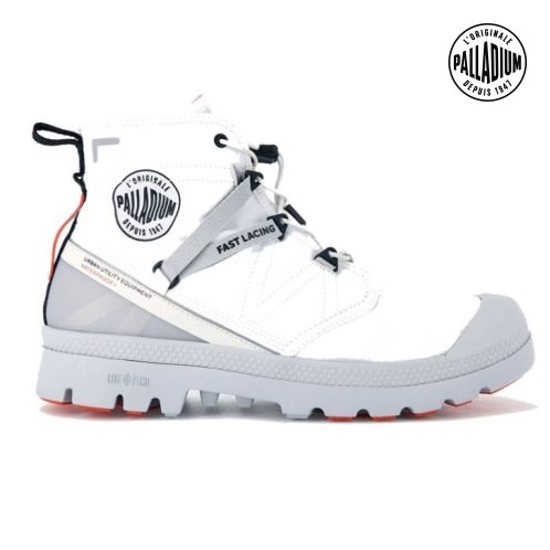 White Palladium Pampa Travel Lite+ Waterproof Women's Boots | ZA-327HTZD